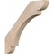 Ekena Millwork 3 1/2"W x 26"D x 26"H Olympic Smooth Knee Brace, Douglas Fir BRC04X26X26OLY00SDF - alternate 1